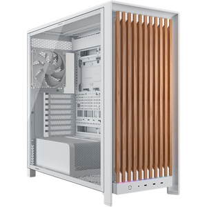 image:imageCORSAIR Frame 5000D Wood RS MidTower ATX PC Case  Solid Wood Airflow Panel 3X PreInstalled Fans Modular Customization Spacious Interior GPU AntiSag  BlackWalnutWhiteOak