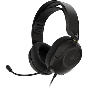 image:imageCorsair HS35 v3 Wired Gaming Headset with Mic  PCPS5PS4SwitchXboxMac Lightweight Comfort 35mm  WhiteCarbon