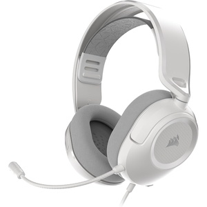 image:imageCorsair HS35 v3 Wired Gaming Headset with Mic  PCPS5PS4SwitchXboxMac Lightweight Comfort 35mm  WhiteWhite
