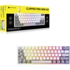 image:imageCORSAIR CLIPPER PRO MINI 60 Hall Effect FPS Gaming Keyboard  Rapid Trigger SOCD 8000Hz Adjustable Actuation IP57 Water amp Dust PBT Double Shot Wired RGB US QWERTY for Windows PC amp Mac  WhiteWhite