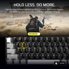 image:imageCORSAIR CLIPPER PRO MINI 60 Hall Effect FPS Gaming Keyboard  Rapid Trigger SOCD 8000Hz Adjustable Actuation IP57 Water amp Dust PBT Double Shot Wired RGB US QWERTY for Windows PC amp Mac  WhiteBlack