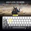 image:imageCORSAIR CLIPPER PRO MINI 60 Hall Effect FPS Gaming Keyboard  Rapid Trigger SOCD 8000Hz Adjustable Actuation IP57 Water amp Dust PBT Double Shot Wired RGB US QWERTY for Windows PC amp Mac  WhiteWhite