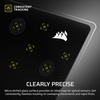 image:imageCorsair MM Glass Precision Gaming Mouse Pad  Large 500 x 400mm Matte Glass Surface Sound Dampening Coating AntiSlip Polyurethane Base  GrayBlack
