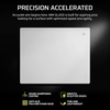image:imageCorsair MM Glass Precision Gaming Mouse Pad  Large 500 x 400mm Matte Glass Surface Sound Dampening Coating AntiSlip Polyurethane Base  GrayGray
