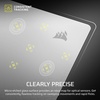 image:imageCorsair MM Glass Precision Gaming Mouse Pad  Large 500 x 400mm Matte Glass Surface Sound Dampening Coating AntiSlip Polyurethane Base  GrayGray