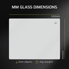 image:imageCorsair MM Glass Precision Gaming Mouse Pad  Large 500 x 400mm Matte Glass Surface Sound Dampening Coating AntiSlip Polyurethane Base  GrayGray