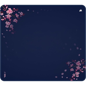 image:imageCorsair MM300 Large Dark Cherry AntiFray Cloth Gaming Mouse Pad  45cm x 40cm TextileWeaved Cloth AntiSlip Rubber Base Reinforced Stitched Edges  NavyLarge