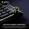 image:imageCorsair Skiff 100 Quiet RGB Wired Gaming Keyboard  US QWERTY  Black  IP53 Spill amp Dust Resistant Responsive Keys Media Dial